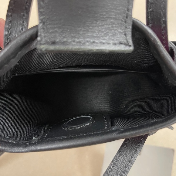 Gianni Chiarini Marcella Phone Crossbody Bag w/ Leather Trim - Pink -NWT - Picture 5 of 8